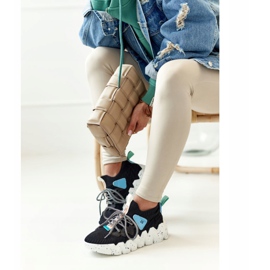 PS1 Calcetines Deportivos Mujer Negros Fashion Pioneer azul 6