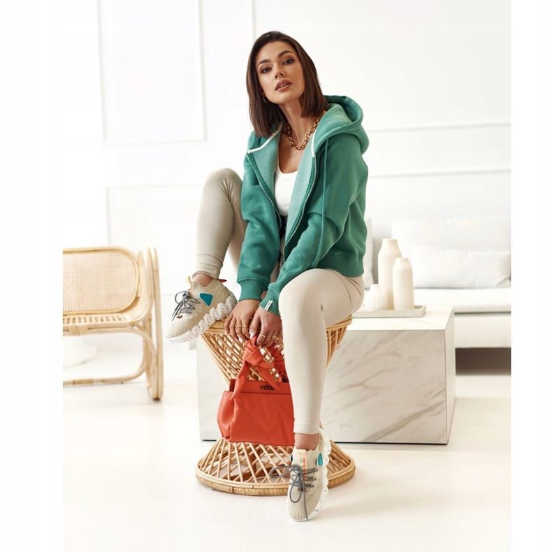 PS1 Calcetines Deportivos Mujer Beige Fashion Pioneer marrón 1