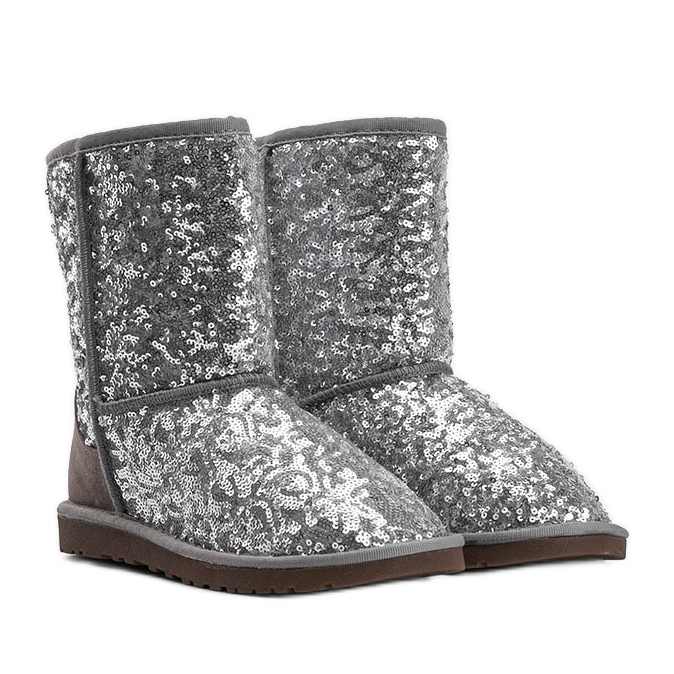 Botas con aislamiento plateado, tipo emu 889 plata gris 1 Botas con aislamiento plateado, tipo emu 889 plata gris 1