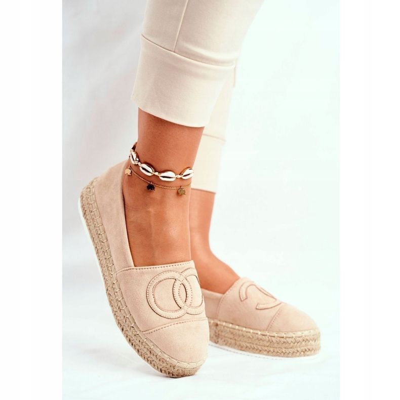 PS1 Alpargatas De Mujer Con Plataforma De Paja Beige Febi 2 PS1 Alpargatas De Mujer Con Plataforma De Paja Beige Febi 2