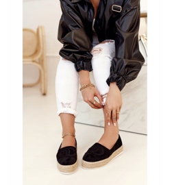 PS1 Alpargatas De Mujer Con Plataforma De Paja Negro Febi 1 PS1 Alpargatas De Mujer Con Plataforma De Paja Negro Febi 1