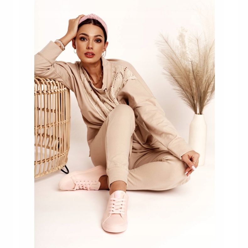 Zapatillas de Mujer en Piel Big Star HH274141 Light Pink rosa 2