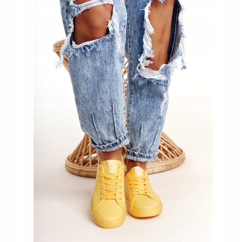 Zapatillas Mujer Piel Big Star HH274142 Amarillo 1