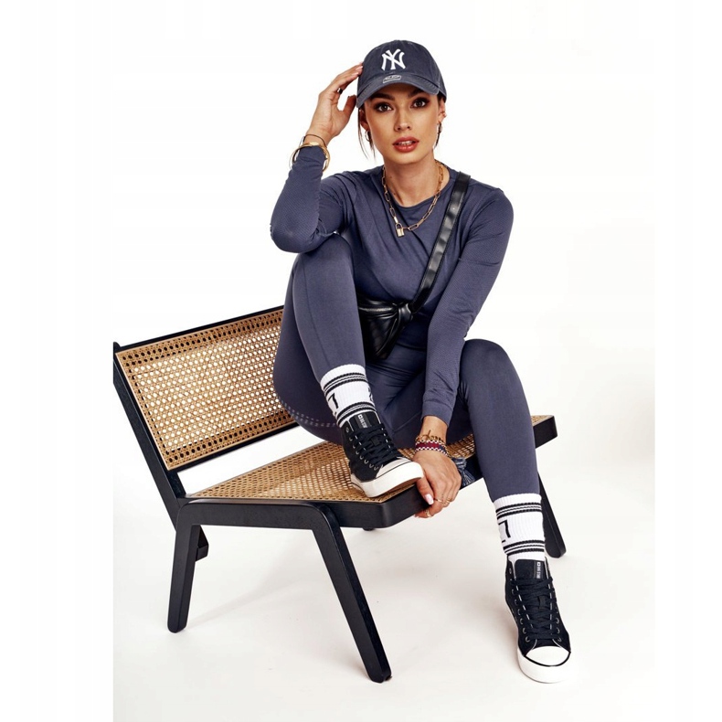 Zapatillas altas de mujer Big Star DD274330 Negro 1