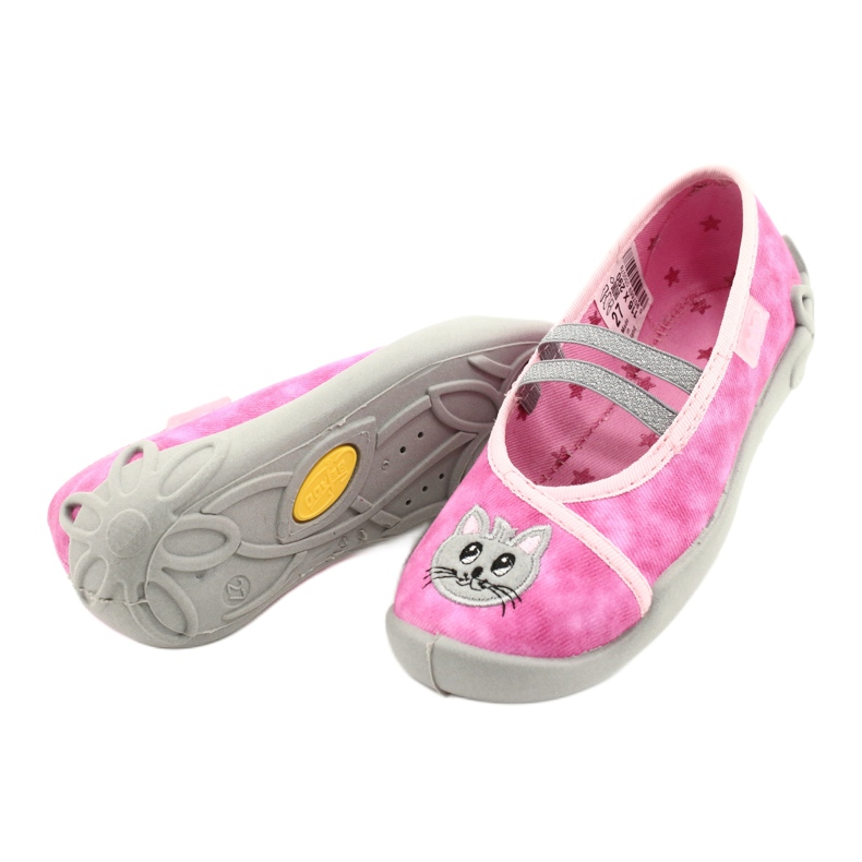 Calzado infantil befado 116X290 rosa plata gris 4