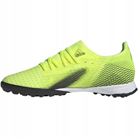 Zapatillas de fútbol Adidas X Ghosted.3 Tf amarillo-negro FW6944 2