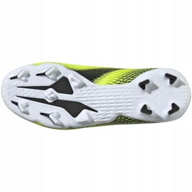 Botas de fútbol Adidas X Ghosted.3 Ll Fg Junior amarillo-negro FW6978 5