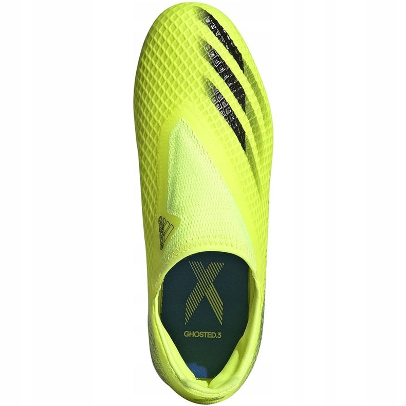 Botas de fútbol Adidas X Ghosted.3 Ll Fg Junior amarillo-negro FW6978 1