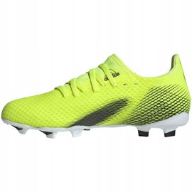 Botas de fútbol Adidas X Ghosted.3 Fg Junior amarillo-negro FW6934 2