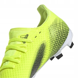 Botas de fútbol Adidas X Ghosted.3 Fg Junior amarillo-negro FW6934 4