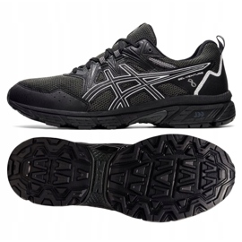 Zapatillas para correr Asics Gel-Venture 8 M 1011A824 006 negro verde 2