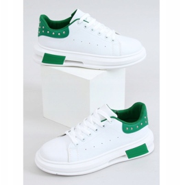 Zapatillas de mujer blancas y verdes SC36 BLANCO / VERDE 4