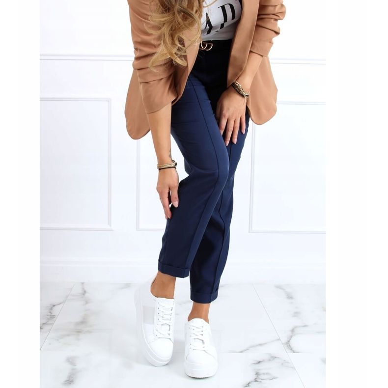 Zapatillas blancas sobre suela alta LA133P Blanco 1