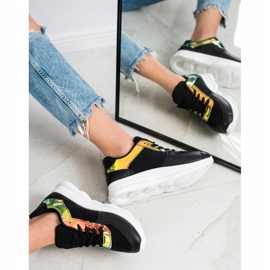 SHELOVET Zapatillas clásicas negras negro 4