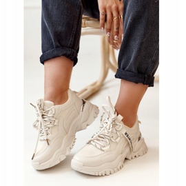 PS1 Zapatillas de mujer con suela maciza beige grueso 2 PS1 Zapatillas de mujer con suela maciza beige grueso 2