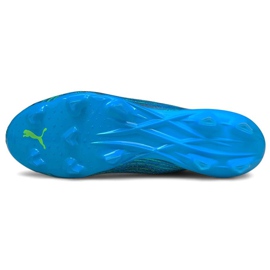 Botas de fútbol Puma Ultra 1.2 Fg Ag azul-amarillo 106299 01 6
