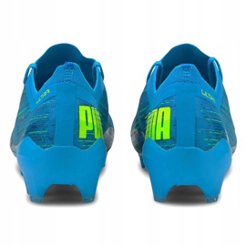 Botas de fútbol Puma Ultra 1.2 Fg Ag azul-amarillo 106299 01 5