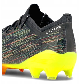 Zapatos de fútbol Puma Ultra 1.2 Fg Ag negro-verde-rojo 106299 02 3