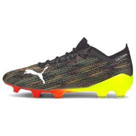 Zapatos de fútbol Puma Ultra 1.2 Fg Ag negro-verde-rojo 106299 02 2