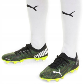 Zapatos de fútbol Puma Ultra 3.2 Fg Ag negro-verde 106300 02 3