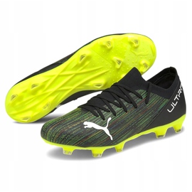 Zapatos de fútbol Puma Ultra 3.2 Fg Ag negro-verde 106300 02 6