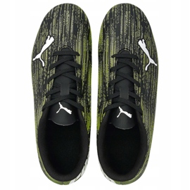 Botas de fútbol Puma Ultra 4.2 Fg Ag Junior negro-verde 106364 04 negro/verde 1