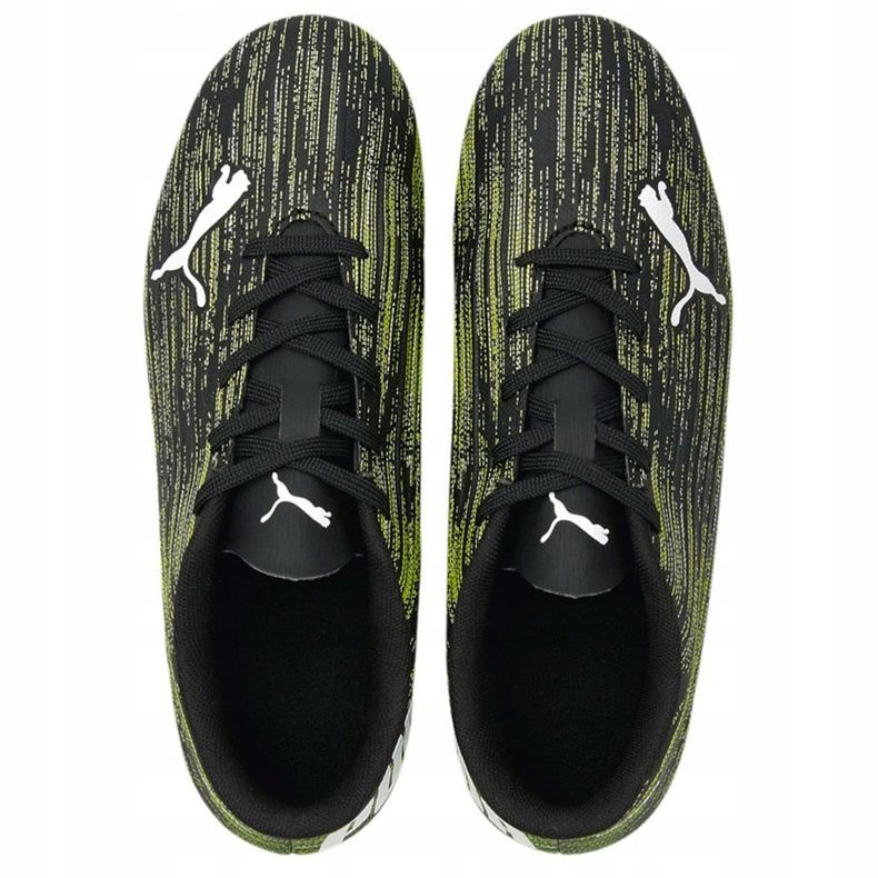 Botas de fútbol Puma Ultra 4.2 Fg Ag Junior negro-verde 106364 04 verde negro 1