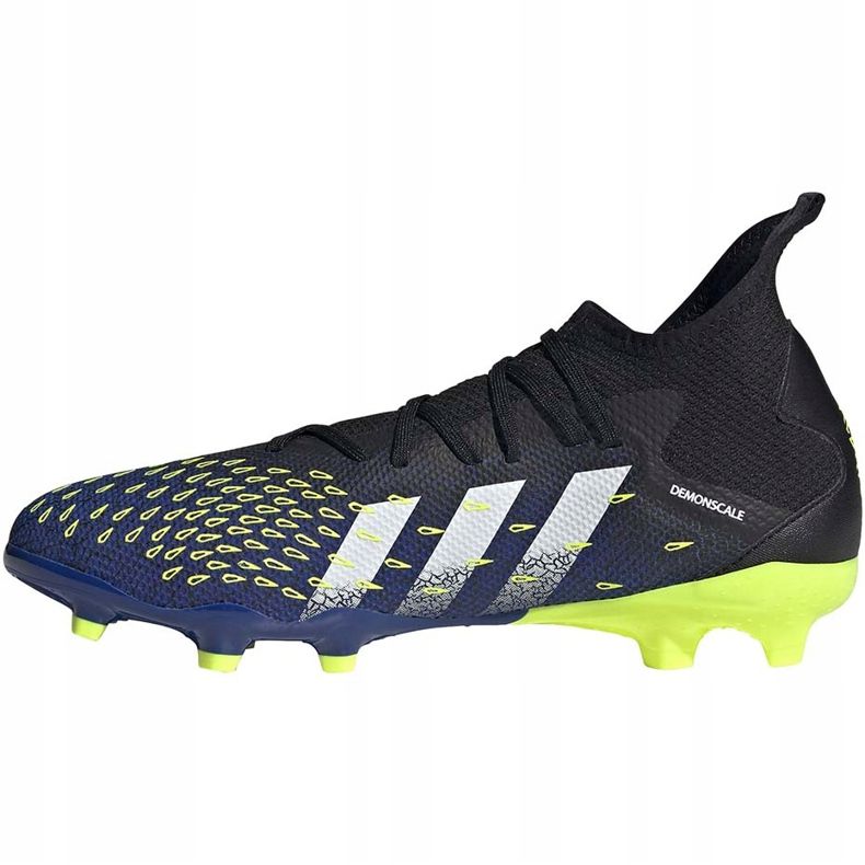 Botas de fútbol adidas Predator Freak.3 Fg negras y azules FY0610 negro negro 1