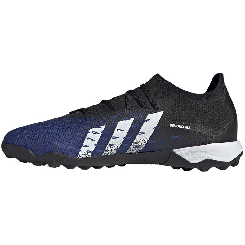 Botas de fútbol adidas Predator Freak.3 L Tf negras y azul marino FY0616 negro negro 1