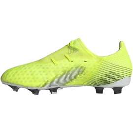 Botas de fútbol Adidas X Ghosted.2 Fg amarillo-negro FW6958 amarillo, negro 2