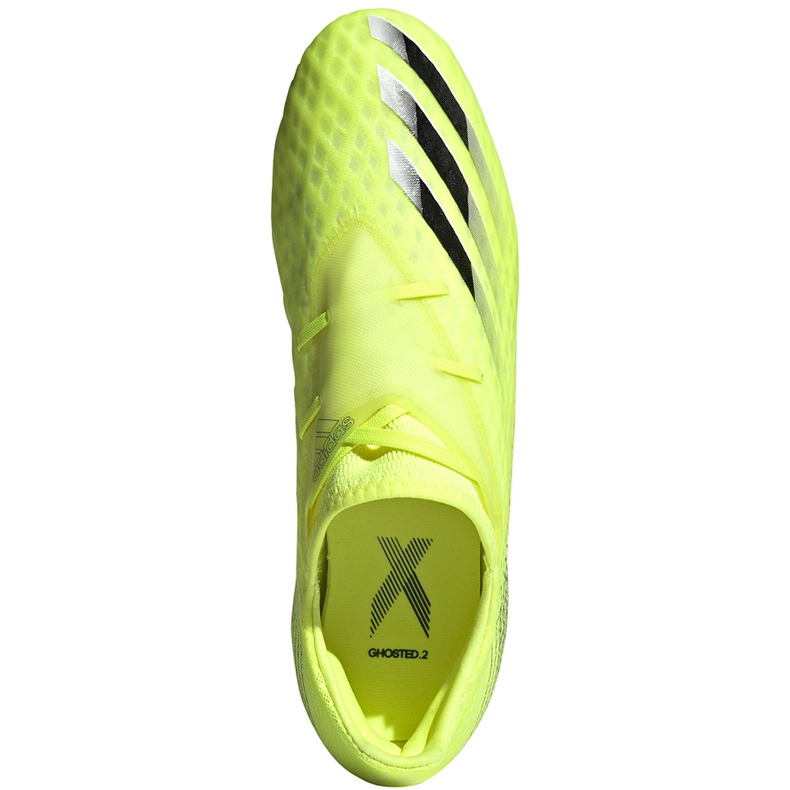 Botas de fútbol Adidas X Ghosted.2 Fg amarillo-negro FW6958 amarillo, negro 1