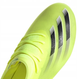 Botas de fútbol Adidas X Ghosted.1 Fg Junior amarillo-negro FW6955 amarillo, negro 3