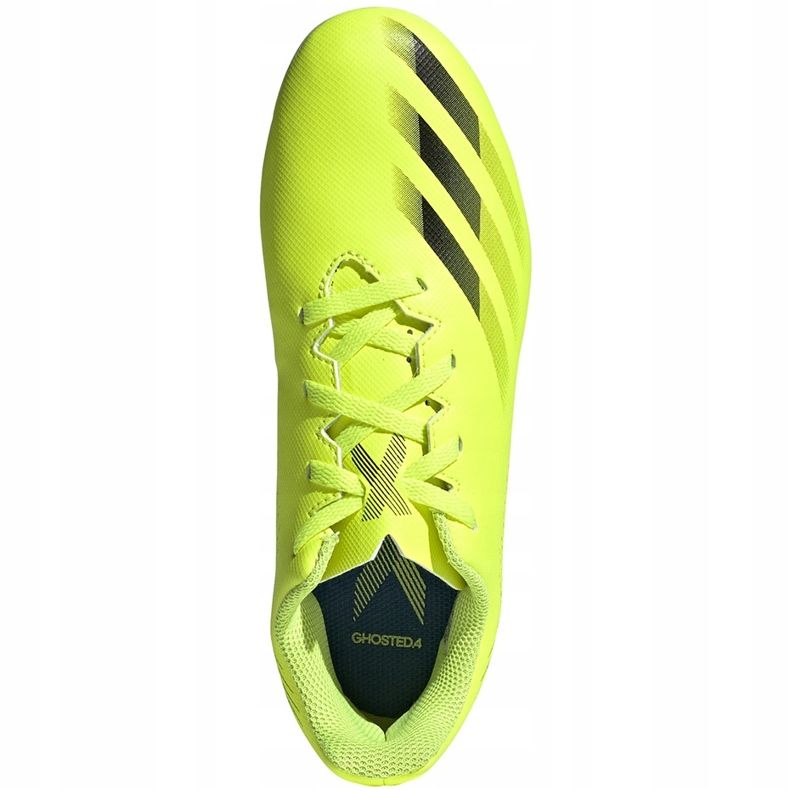 Botas de fútbol Adidas X Ghosted.4 FxG Junior amarillo-negro-blanco FW6933 1