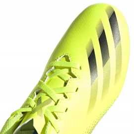 Botas de fútbol Adidas X Ghosted.4 FxG Junior amarillo-negro-blanco FW6933 4