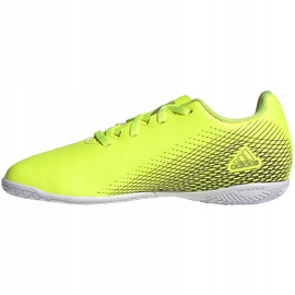 Botas de fútbol Adidas X Ghosted.4 In Junior amarillo-negro-blanco FW6923 2