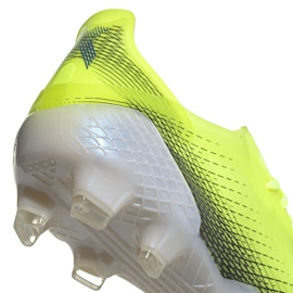 Botas de fútbol adidas X Ghosted.1 Fg amarillo-negro FW6898 amarillo, negro 4