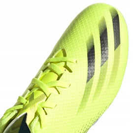 Zapatillas de fútbol Adidas X Ghosted.4 FxG amarillo-negro FW6953 amarillo, negro 3