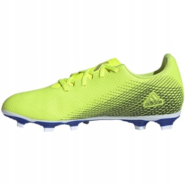 Zapatillas de fútbol Adidas X Ghosted.4 FxG amarillo-negro FW6953 amarillo, negro 2