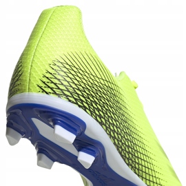 Zapatillas de fútbol Adidas X Ghosted.4 FxG amarillo-negro FW6953 amarillo, negro 4