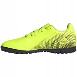 Botas de fútbol Adidas X Ghosted.4 Tf Junior amarillo-negro FW6920 2