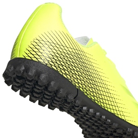 Botas de fútbol Adidas X Ghosted.4 Tf Junior amarillo-negro FW6920 4