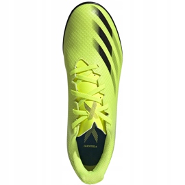 Zapatillas de fútbol Adidas X Ghosted.4 Tf amarillo-negro FW6917 1