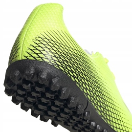Zapatillas de fútbol Adidas X Ghosted.4 Tf amarillo-negro FW6917 4
