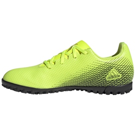 Zapatillas de fútbol Adidas X Ghosted.4 Tf amarillo-negro FW6917 2