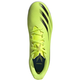 Botas de fútbol Adidas X Ghosted.4 In amarillo-negro-blanco FW6906 2