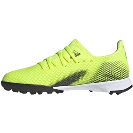 Botas de fútbol Adidas X Ghosted.3 Tf Junior amarillo-negro FW6926 2