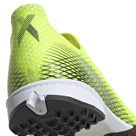 Botas de fútbol Adidas X Ghosted.3 Tf Junior amarillo-negro FW6926 4