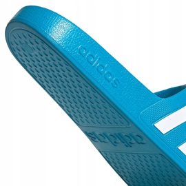 Zapatillas Adidas Adilette Aqua azul FY8047 blanco 2