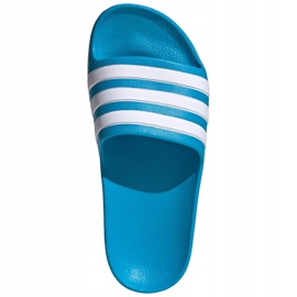 Adidas Adilette Aqua K Zapatillas de niños azul FY8071 blanco 2