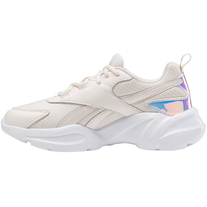 Zapatillas de mujeres Reebok Royal Ec Ride 4 blancas y rosas FW0933 beige 1